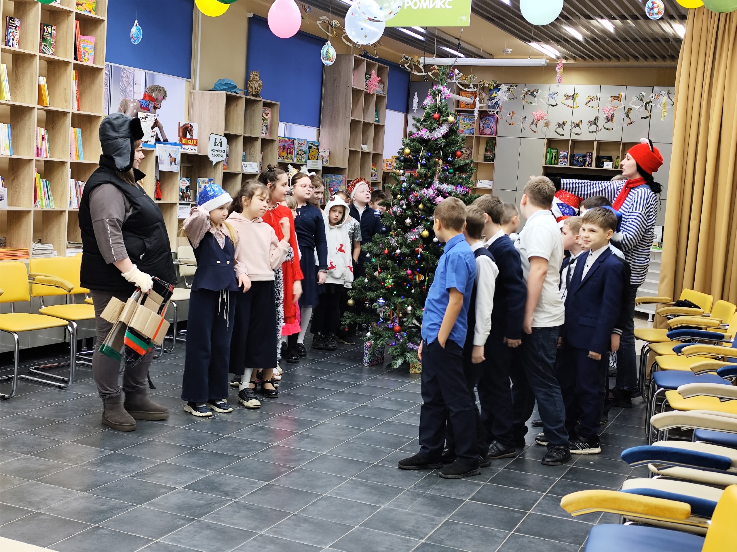 Школьники побывали в деревне Простоквашино