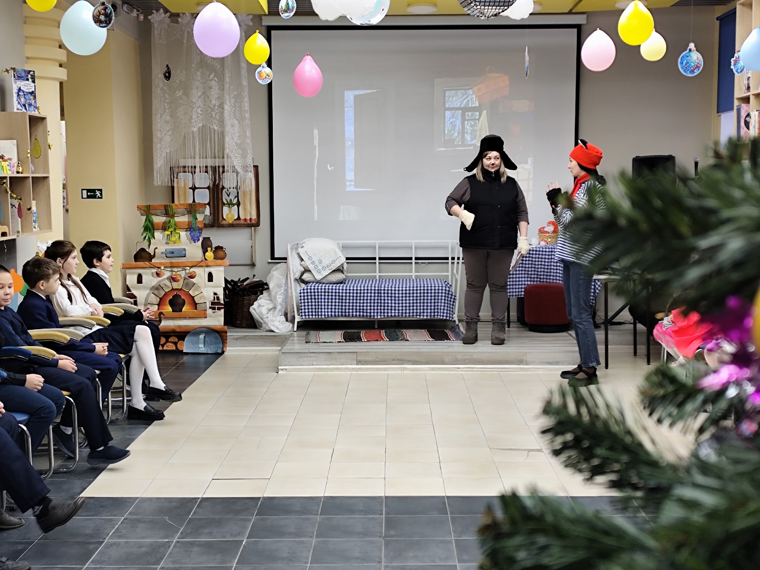 Школьники побывали в деревне Простоквашино