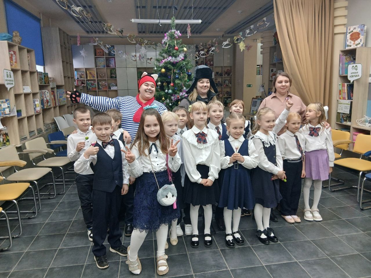 Школьники побывали в деревне Простоквашино